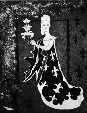 蚀刻版画 Haz - La duchessa di Guermantes