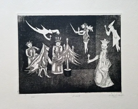 蚀刻版画 Haz - L'abete