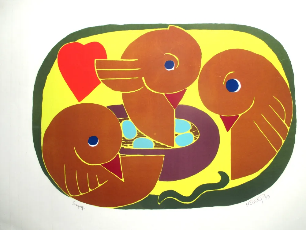 丝网印刷 Heerup - The Birds Nest