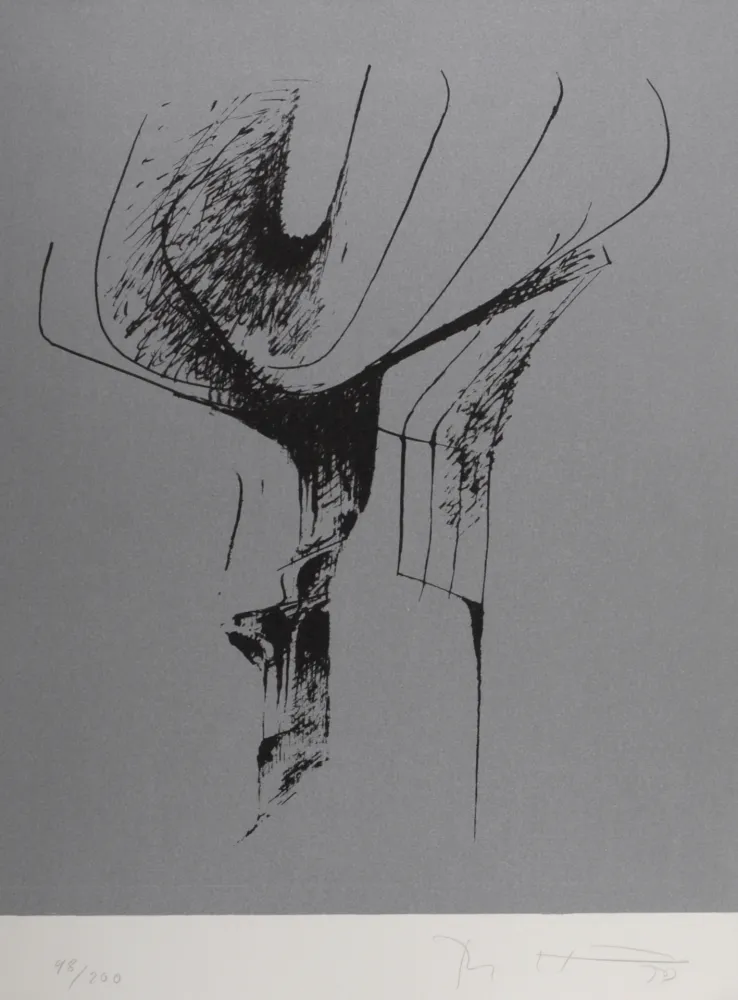 石版画 Heiliger - Composition, 1972 - Hand-signed