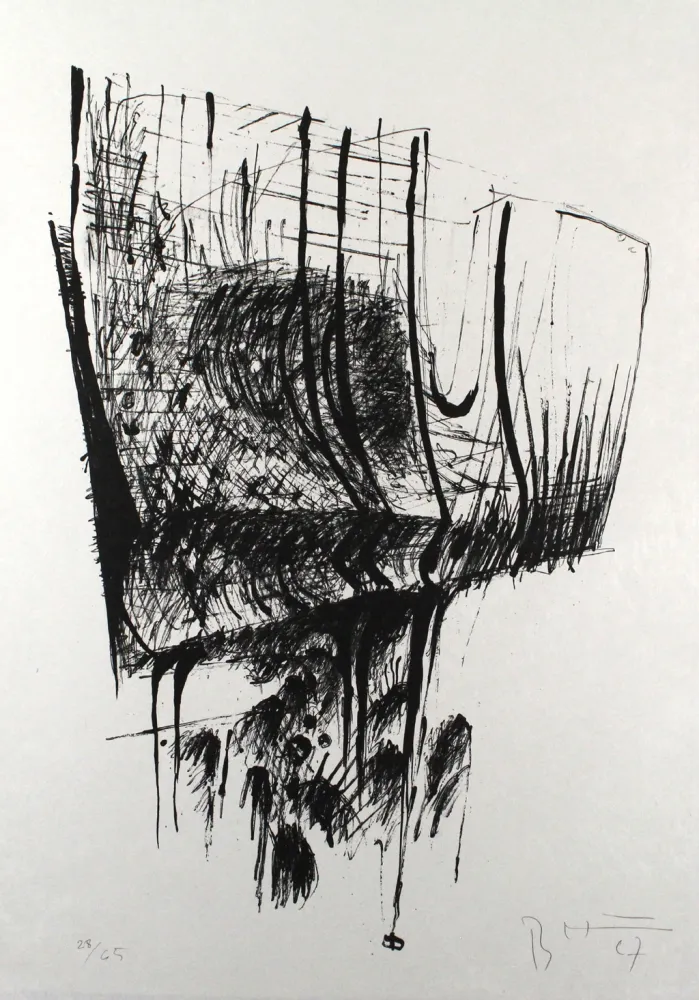 石版画 Heiliger - Komposition II