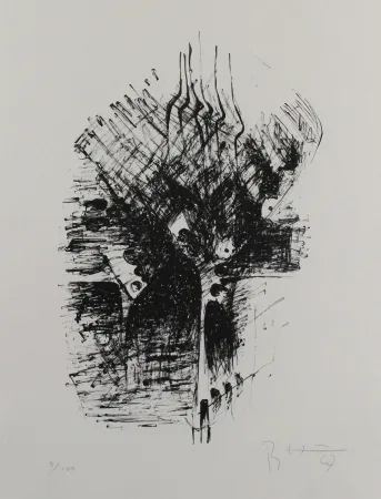 石版画 Heiliger - Komposition III