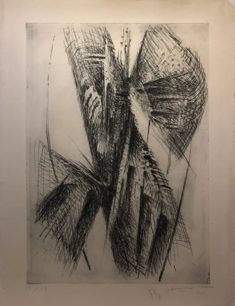 版画 Heiliger - Sans titre