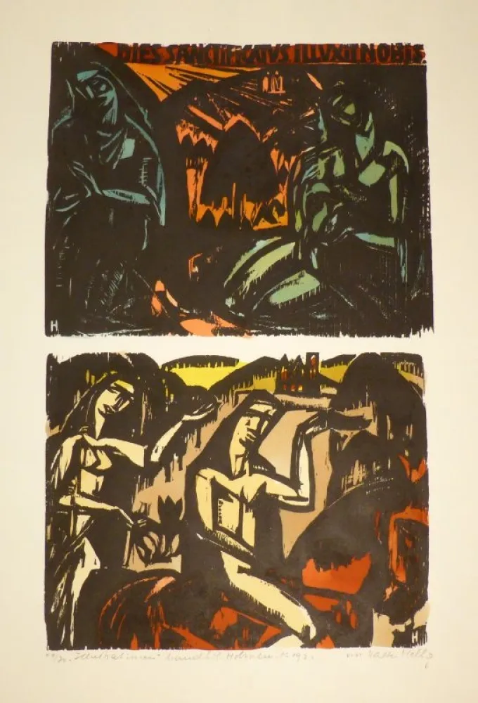 木刻 Helbig - „DIES SANCTIFICATVS ILLUXIT NOBIS