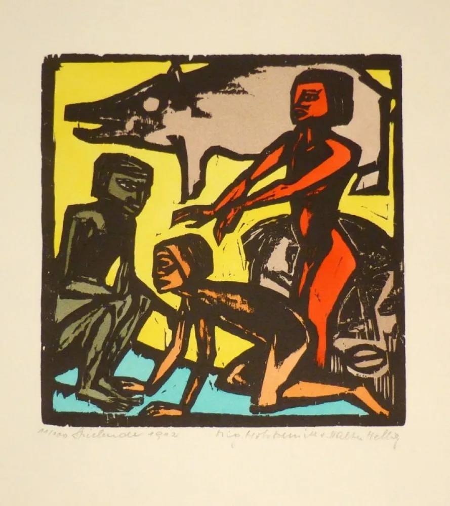 木刻 Helbig - Spielende