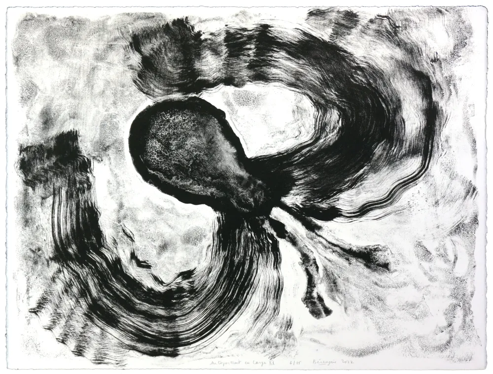 石版画 Henin - Auportrait en carpe XI