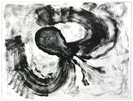 石版画 Henin - Auportrait en carpe XI