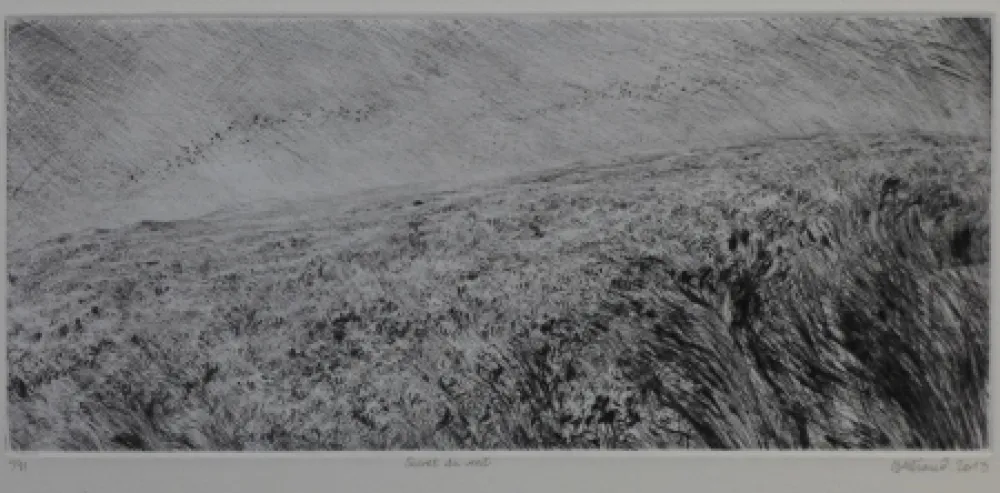 干刻版画 Henry - Secret du vent