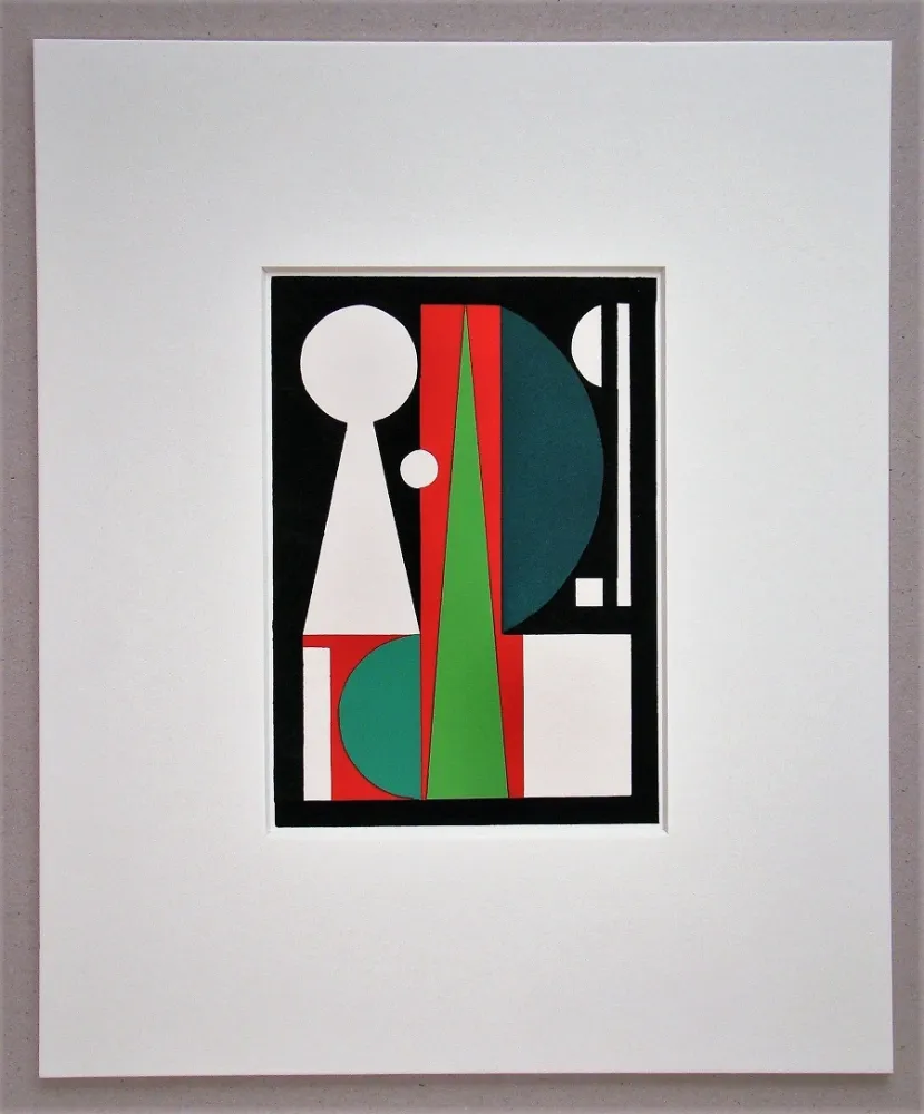 镂版印刷 Herbin - Composition abstrait