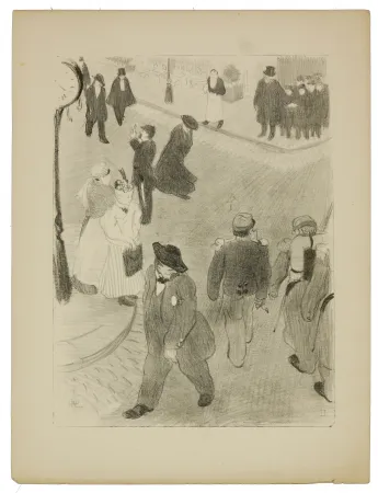 石版画 Hermann-Paul - 2. L'uniforme