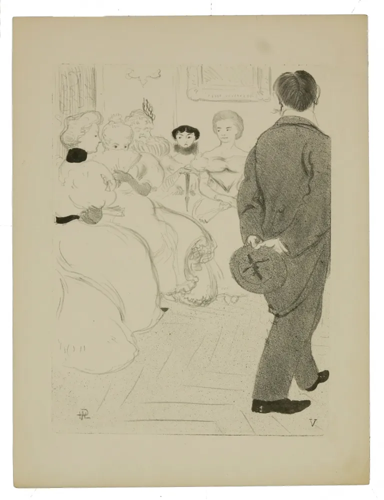 石版画 Hermann-Paul - 5. Rien des agences