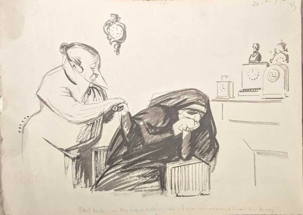 无技术 Hermann-Paul - Deuil boche