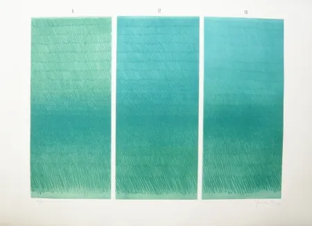 版画 Hernandez Pijuan - 1-2-3