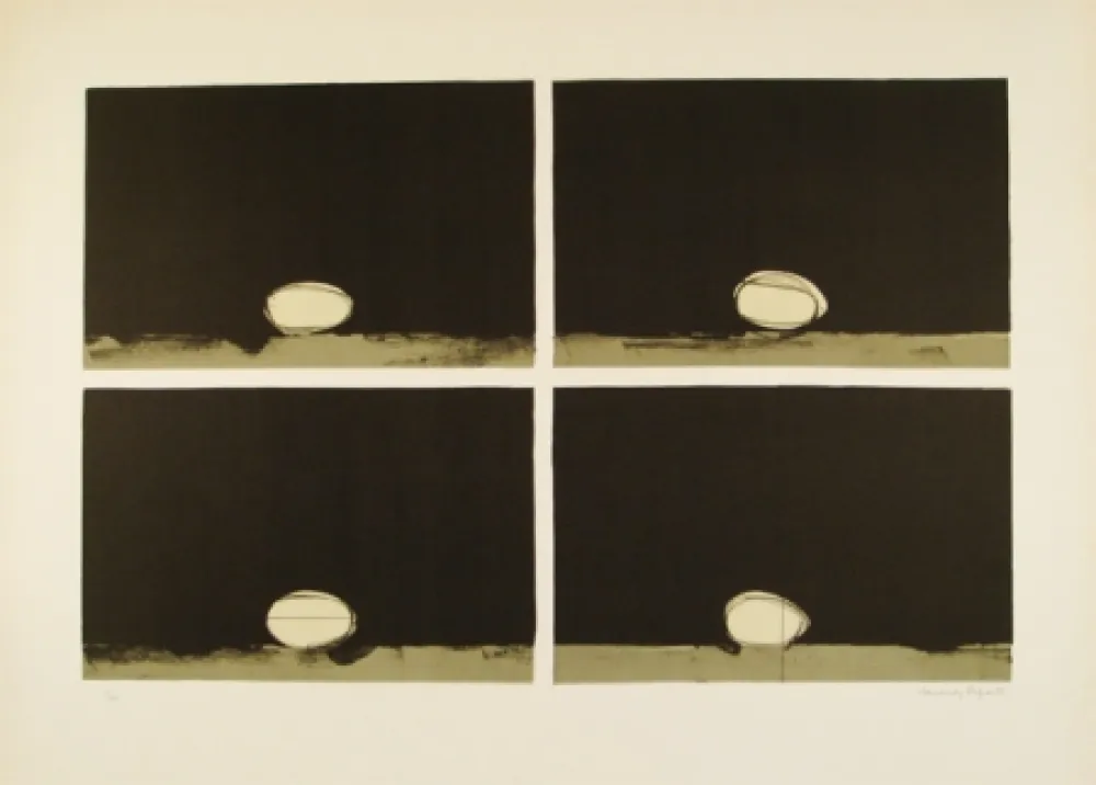 石版画 Hernandez Pijuan - 4 ous