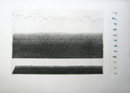 版画 Hernandez Pijuan - Acotaciones 2
