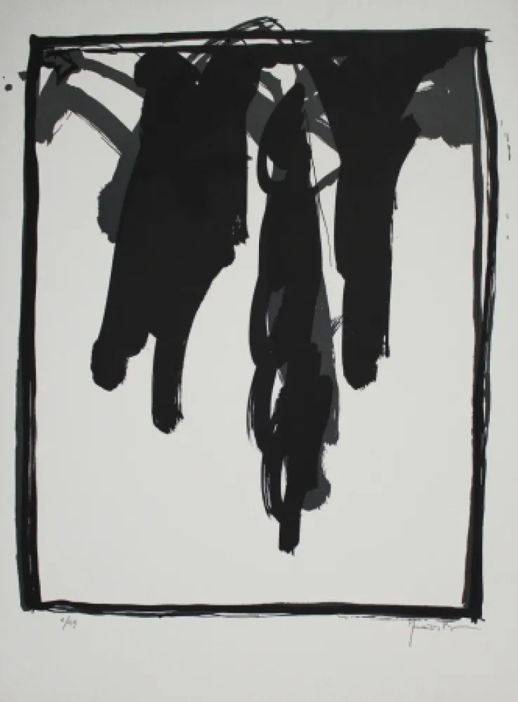 石版画 Hernandez Pijuan - A.L. Barcelona-III