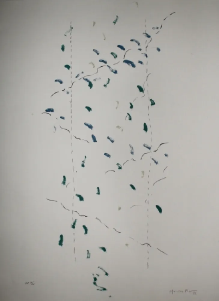 石版画 Hernandez Pijuan - A.L. Osaka (avant-la-lettre Osaka)