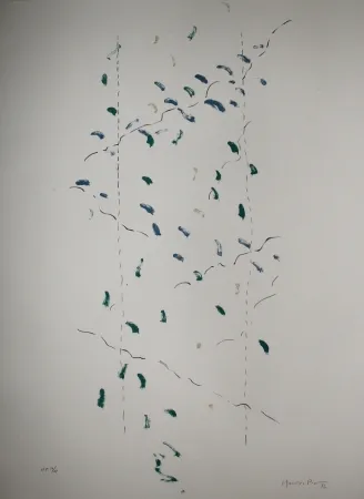 石版画 Hernandez Pijuan - A.L. Osaka (avant-la-lettre Osaka)