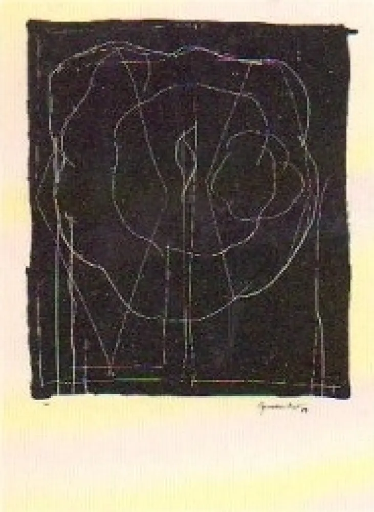 石版画 Hernandez Pijuan - Barcelona 89