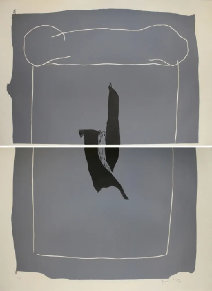 油毡版画 Hernandez Pijuan - Camí (Road)