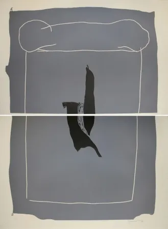 油毡版画 Hernandez Pijuan - Camí (Road)