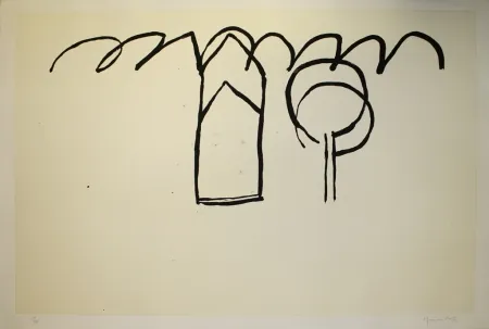 飞尘腐蚀法 Hernandez Pijuan - Cases i arbres 1