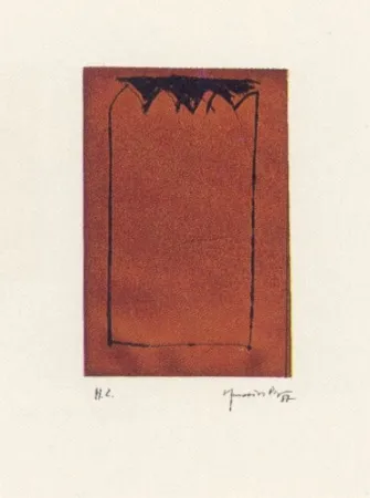 飞尘腐蚀法 Hernandez Pijuan - Catedral ocre