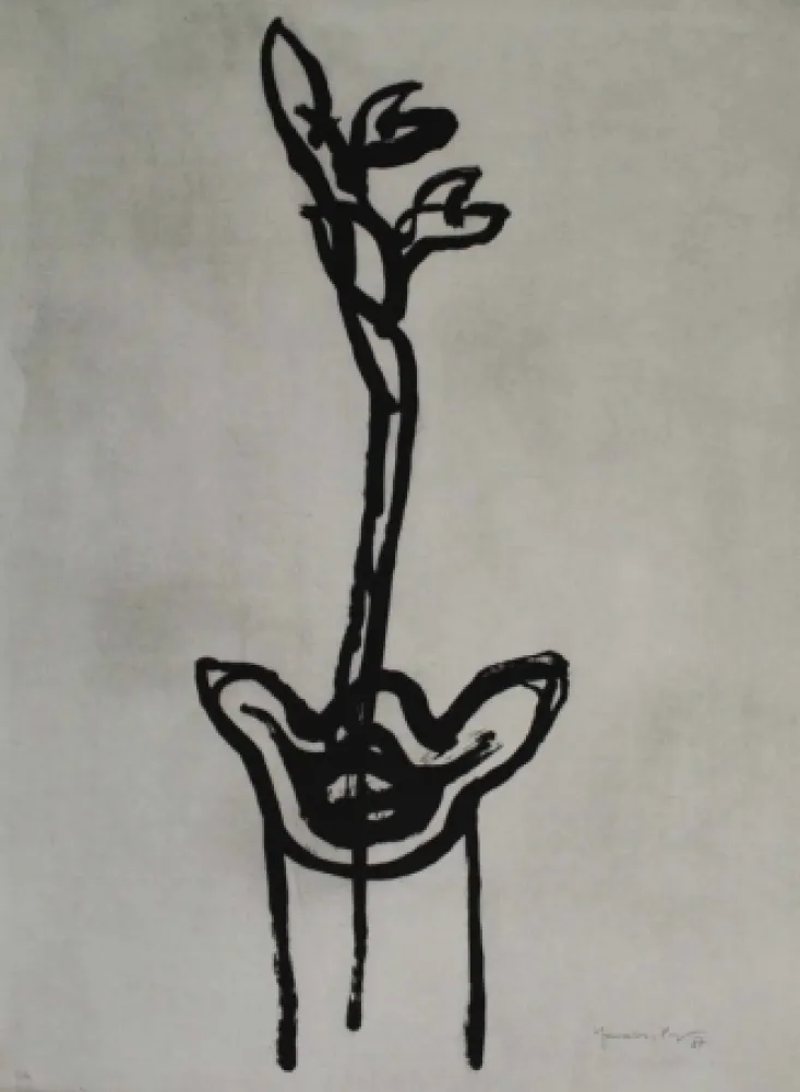 飞尘腐蚀法 Hernandez Pijuan - Flor 2