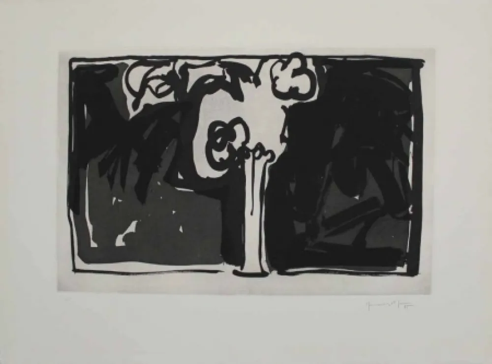 飞尘腐蚀法 Hernandez Pijuan - Flors I