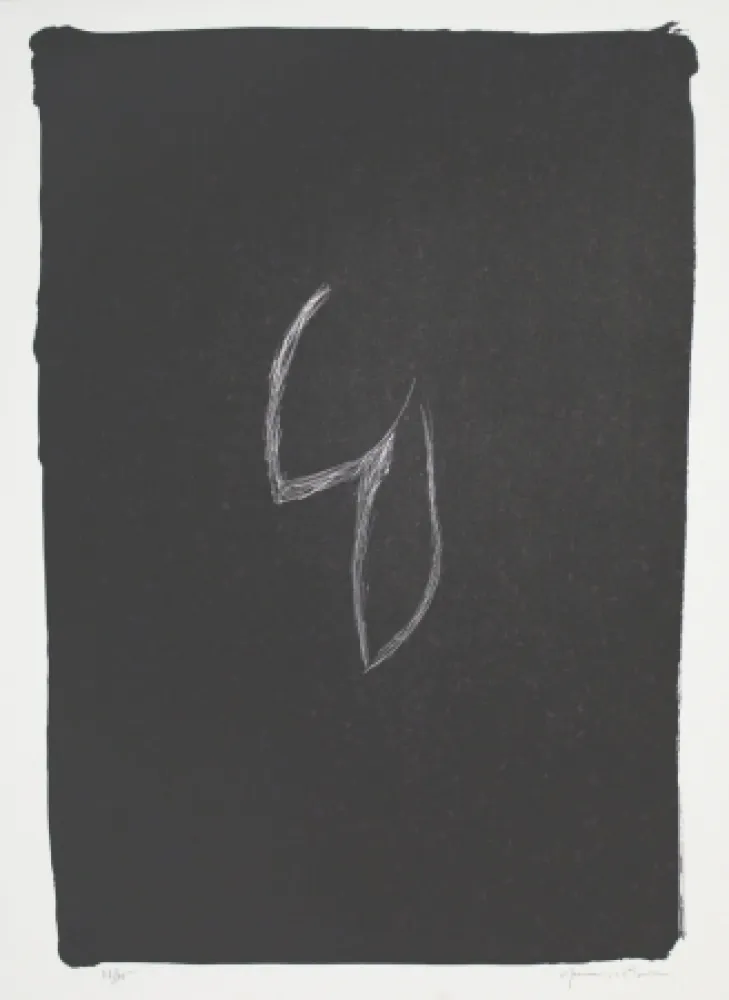 石版画 Hernandez Pijuan - Fulles I