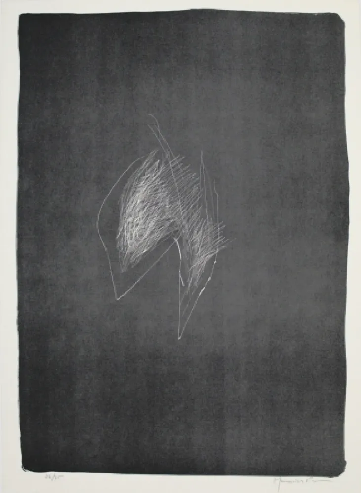 石版画 Hernandez Pijuan - Fulles II