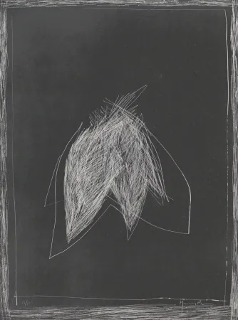 石版画 Hernandez Pijuan - Fulles III