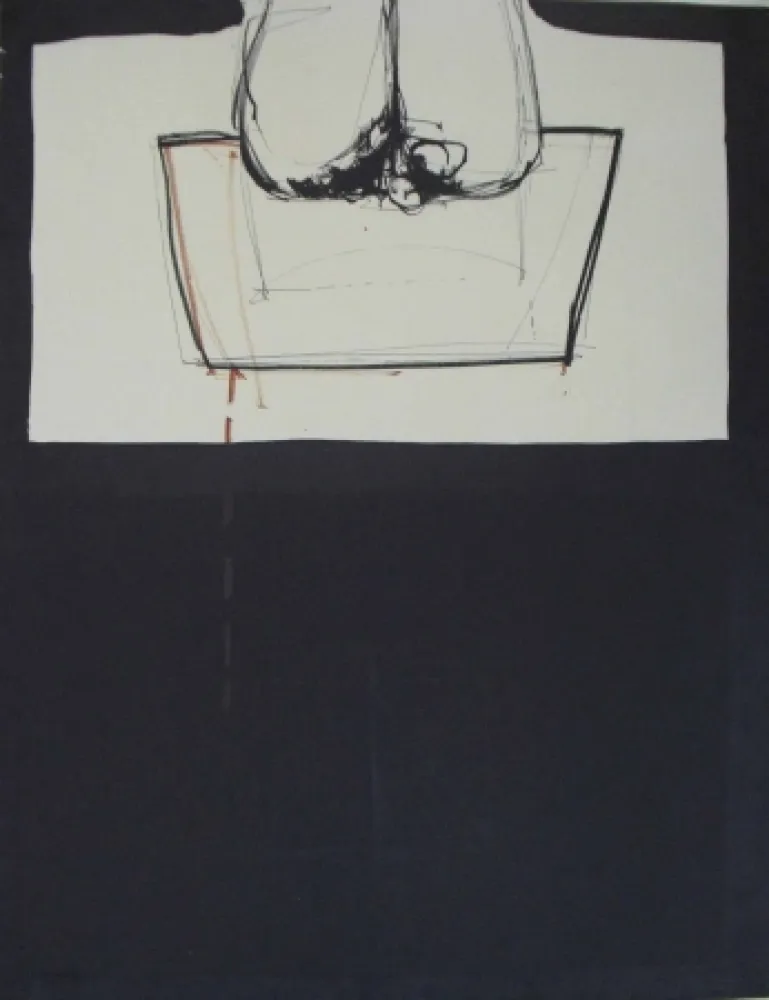 石版画 Hernandez Pijuan - Las celdas