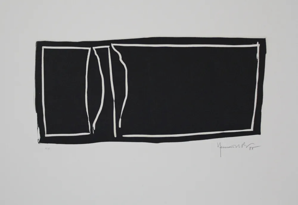 油毡版画 Hernandez Pijuan - Linòleum I