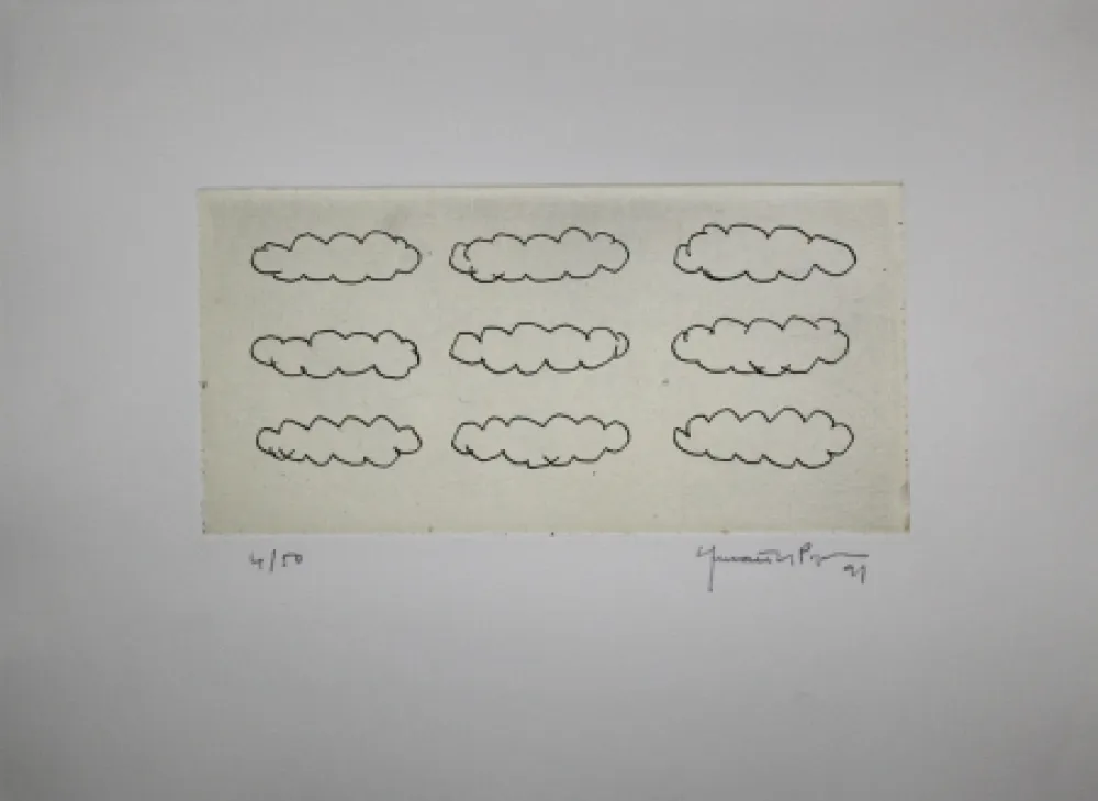 版画 Hernandez Pijuan - Memòria de la Segarra VI