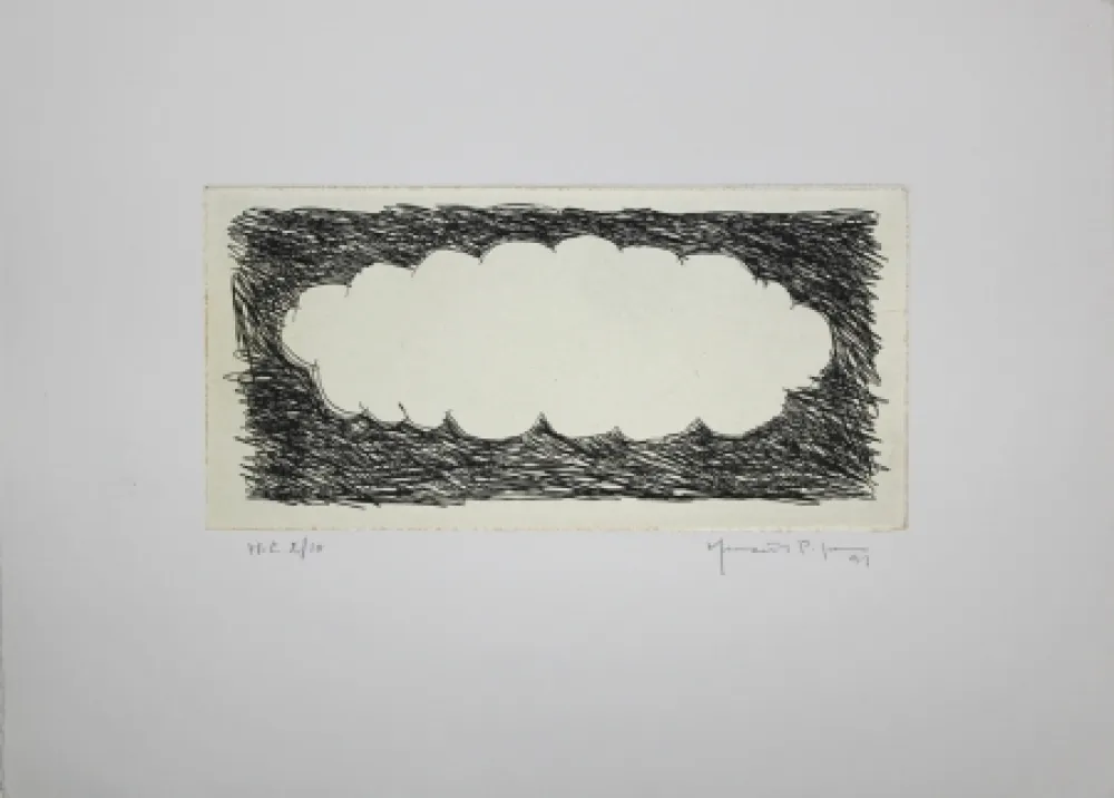 版画 Hernandez Pijuan - Memòria de la Segarra VIII