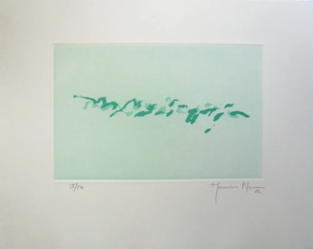 版画 Hernandez Pijuan - PJ6