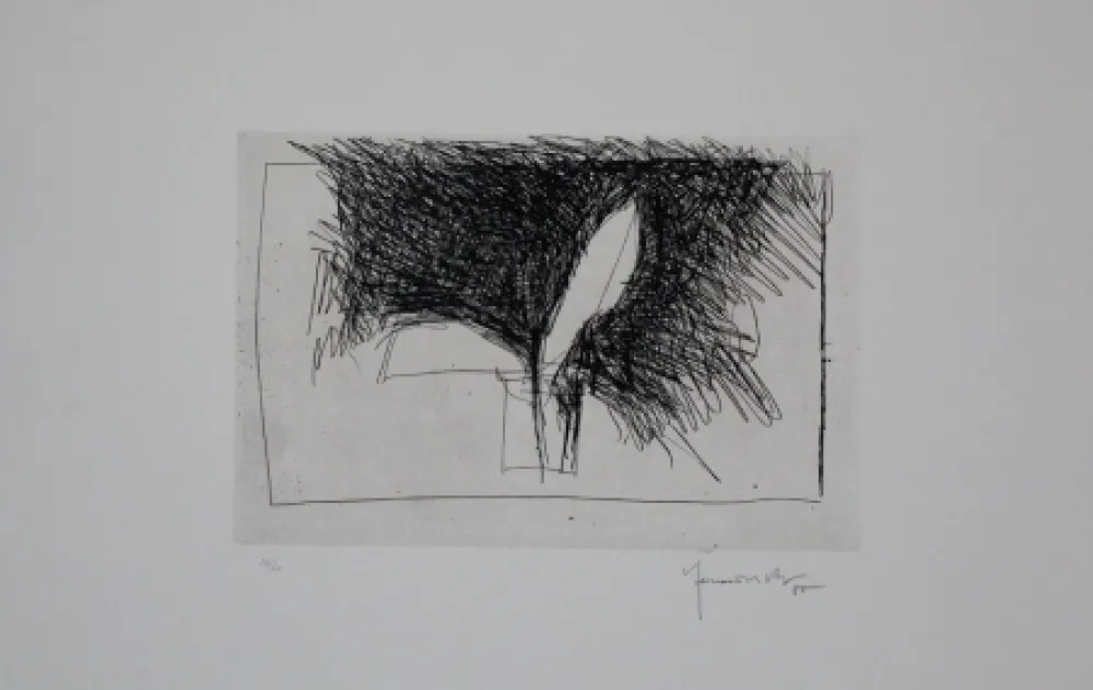 版画 Hernandez Pijuan - Planta