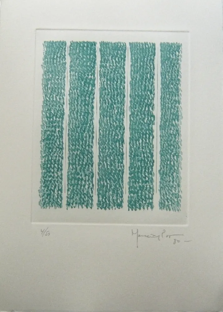 版画 Hernandez Pijuan - Polychrome 7