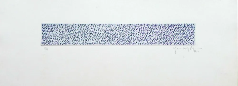 石版画 Hernandez Pijuan - Polychrome 9