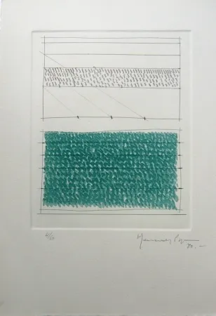 版画 Hernandez Pijuan - Polychrome1