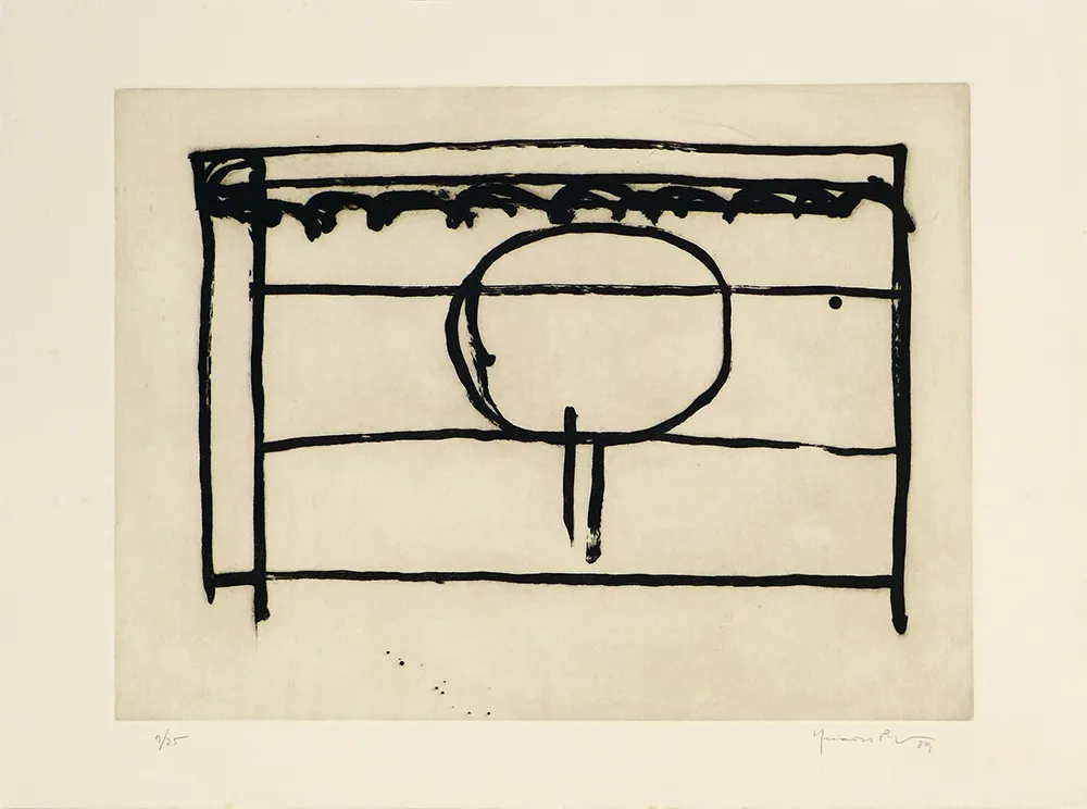 版画 Hernandez Pijuan - Recorrido para un espacio I