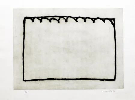 版画 Hernandez Pijuan - Recorrido para un espacio III