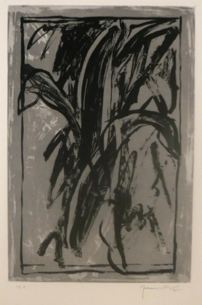 蚀刻飞尘法 Hernandez Pijuan - Sans titre 13