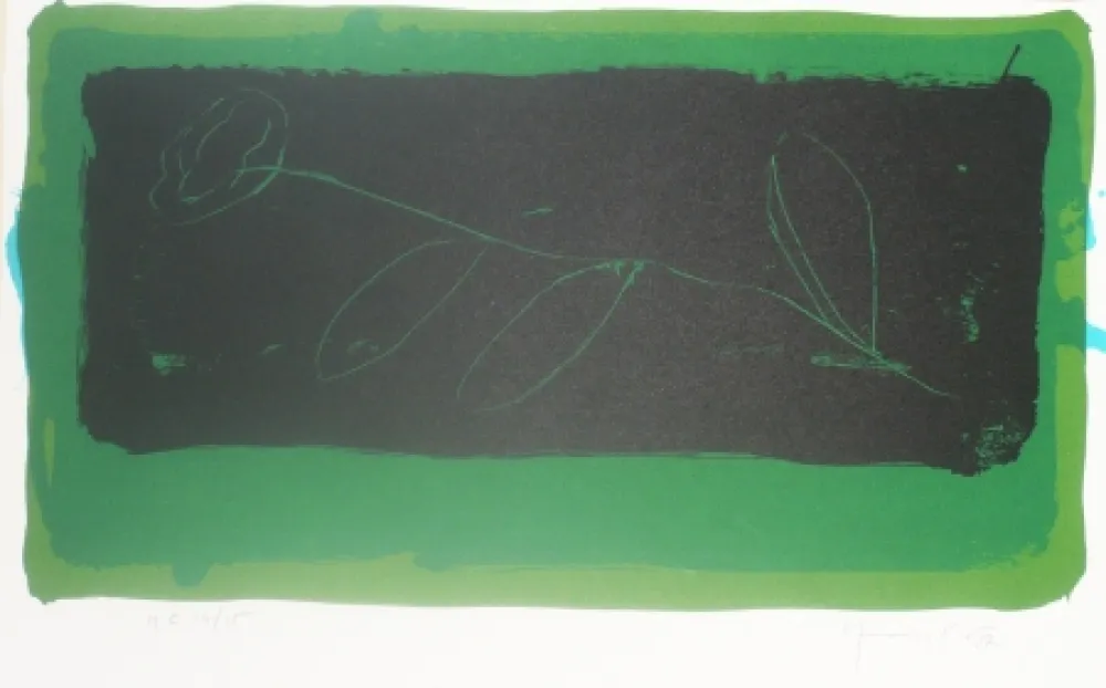 石版画 Hernandez Pijuan - Sans titre 3