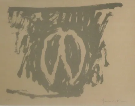 石版画 Hernandez Pijuan - Sans titre 4