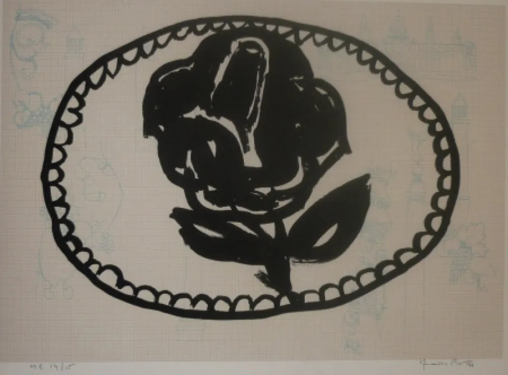 石版画 Hernandez Pijuan - Sans titre 6