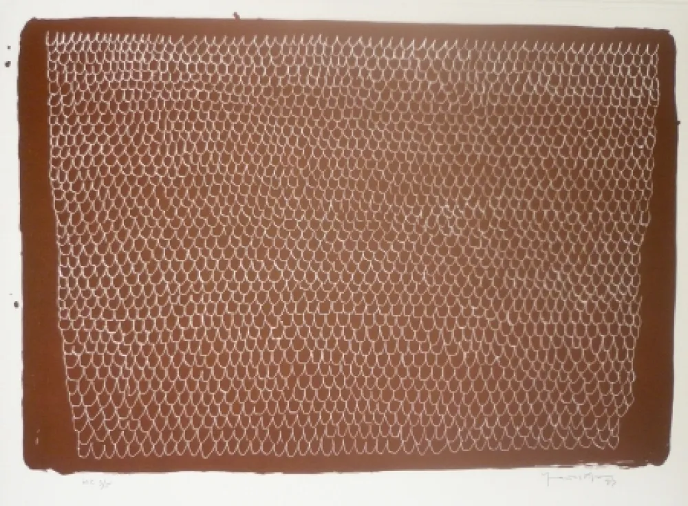 石版画 Hernandez Pijuan - Sans titre 8