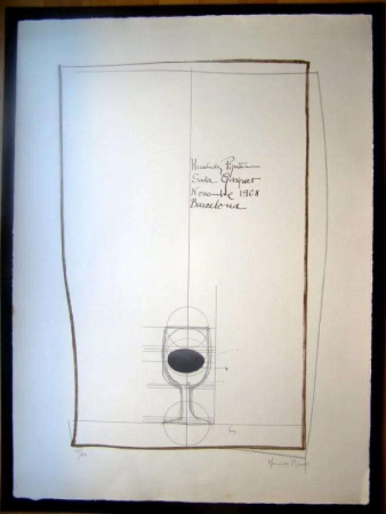 石版画 Hernandez Pijuan - S/T