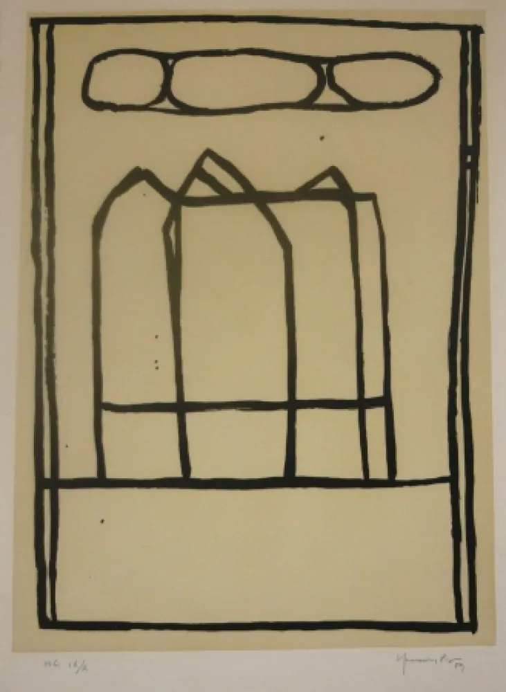 蚀刻版画 Hernandez Pijuan - The Chase Manhattan Bank